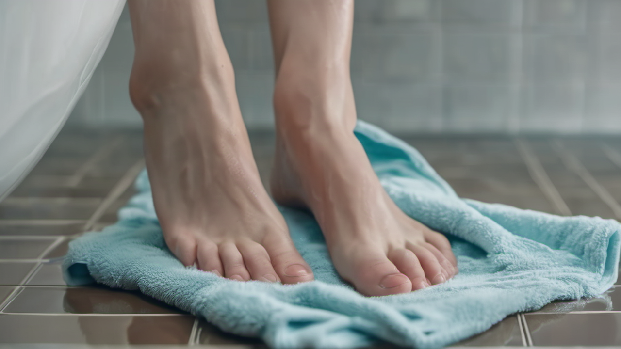 무좀 관리 1단계 — 청결과 완전 건조