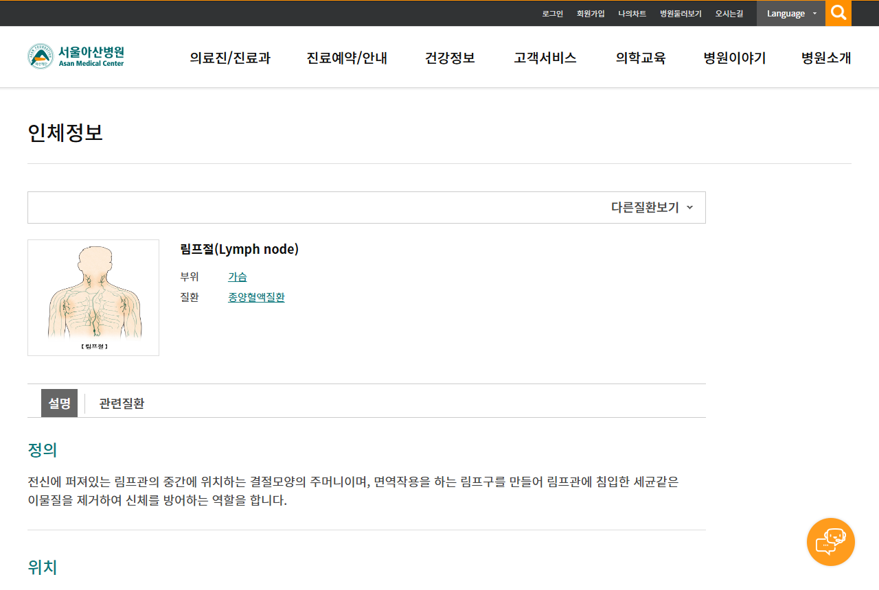 www.amc.seoul.kr 화면 갈무리